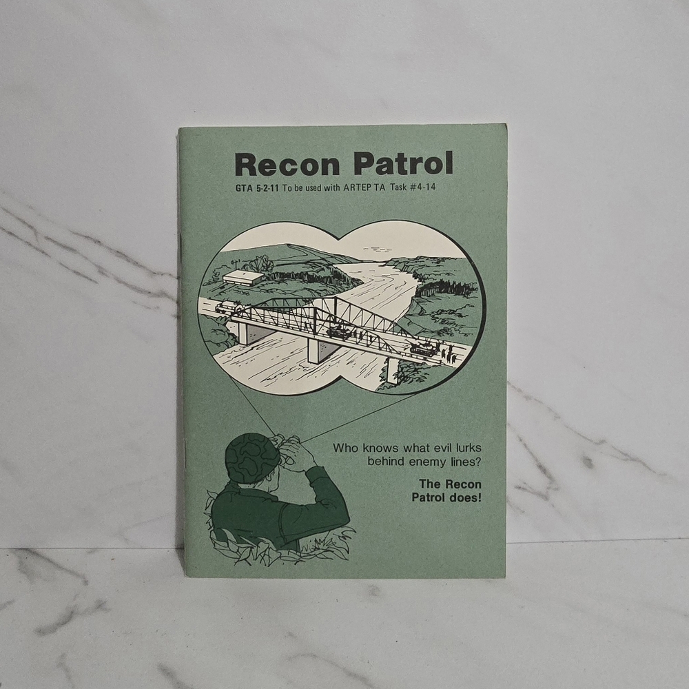 Vintage Graphic Zine - Recon - Security Defense Collectible Graphic Booklet